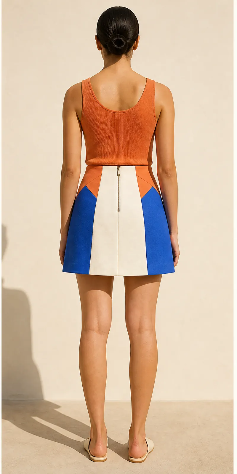 Column Panel Skirt — back view