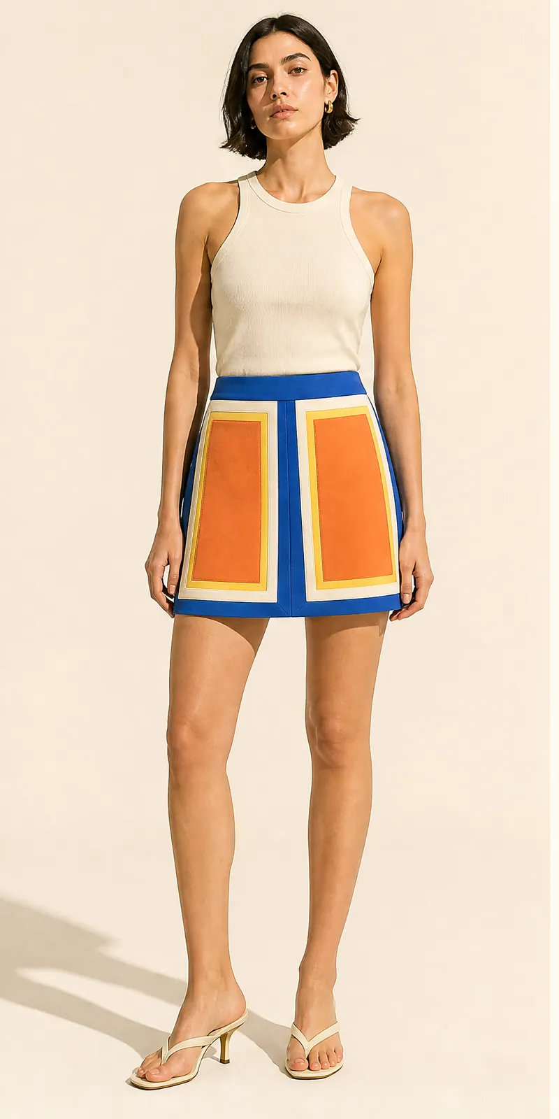 Double Frame Skirt — front view