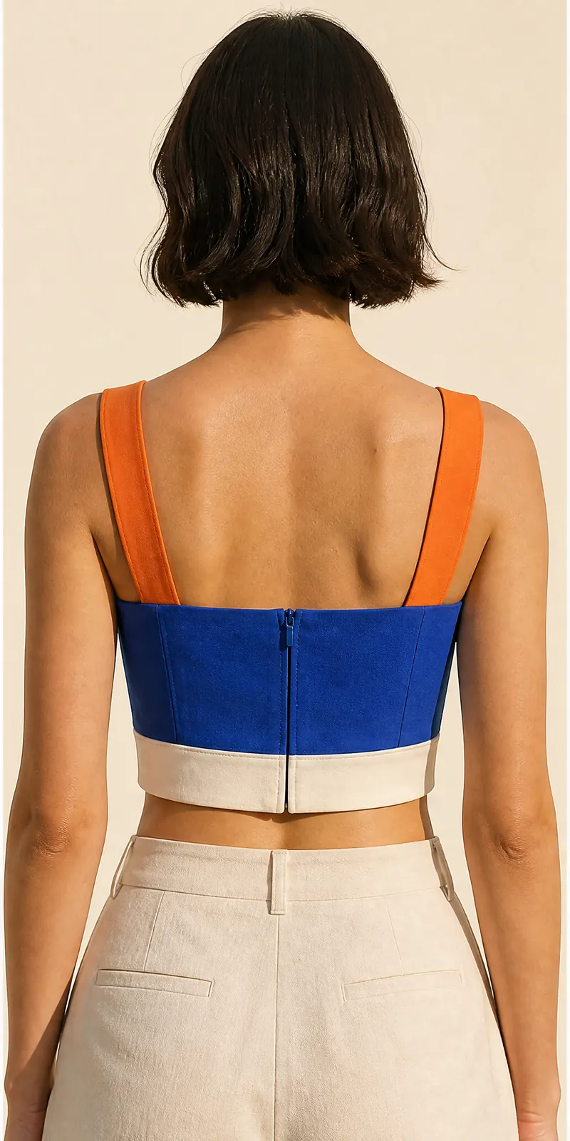 Squareline Crop — back view