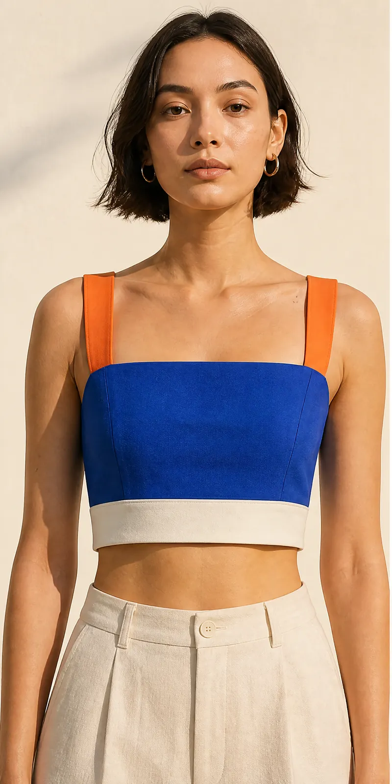 Squareline Crop — front view