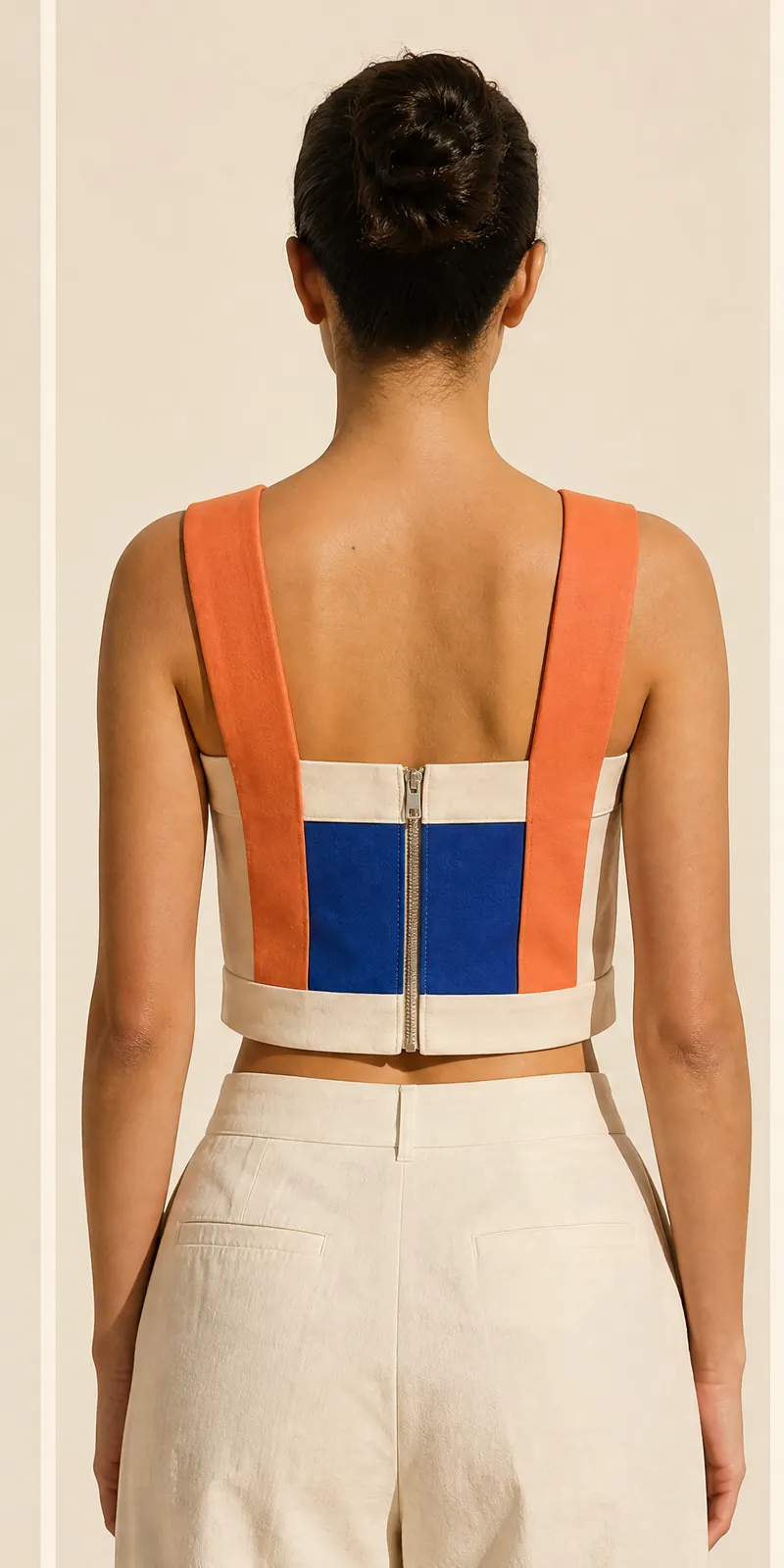 Frame Strap Top — back view