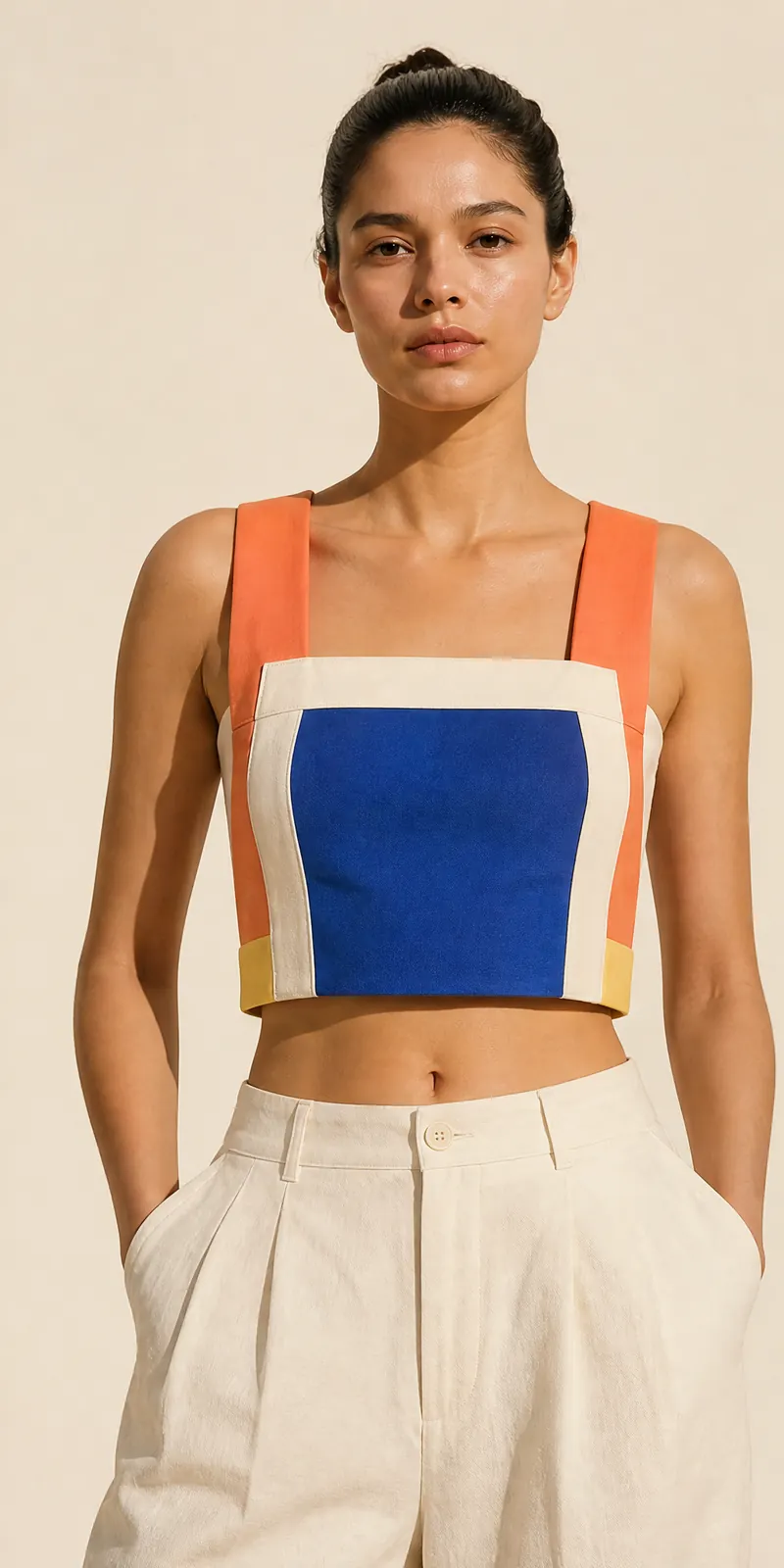 Frame Strap Top — front view