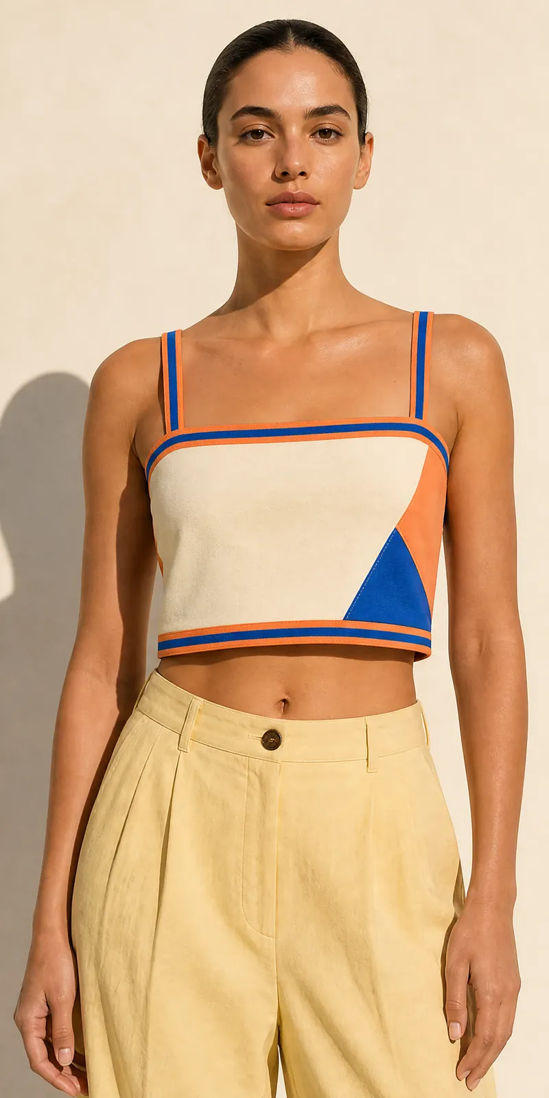 Double Edge Crop — front view