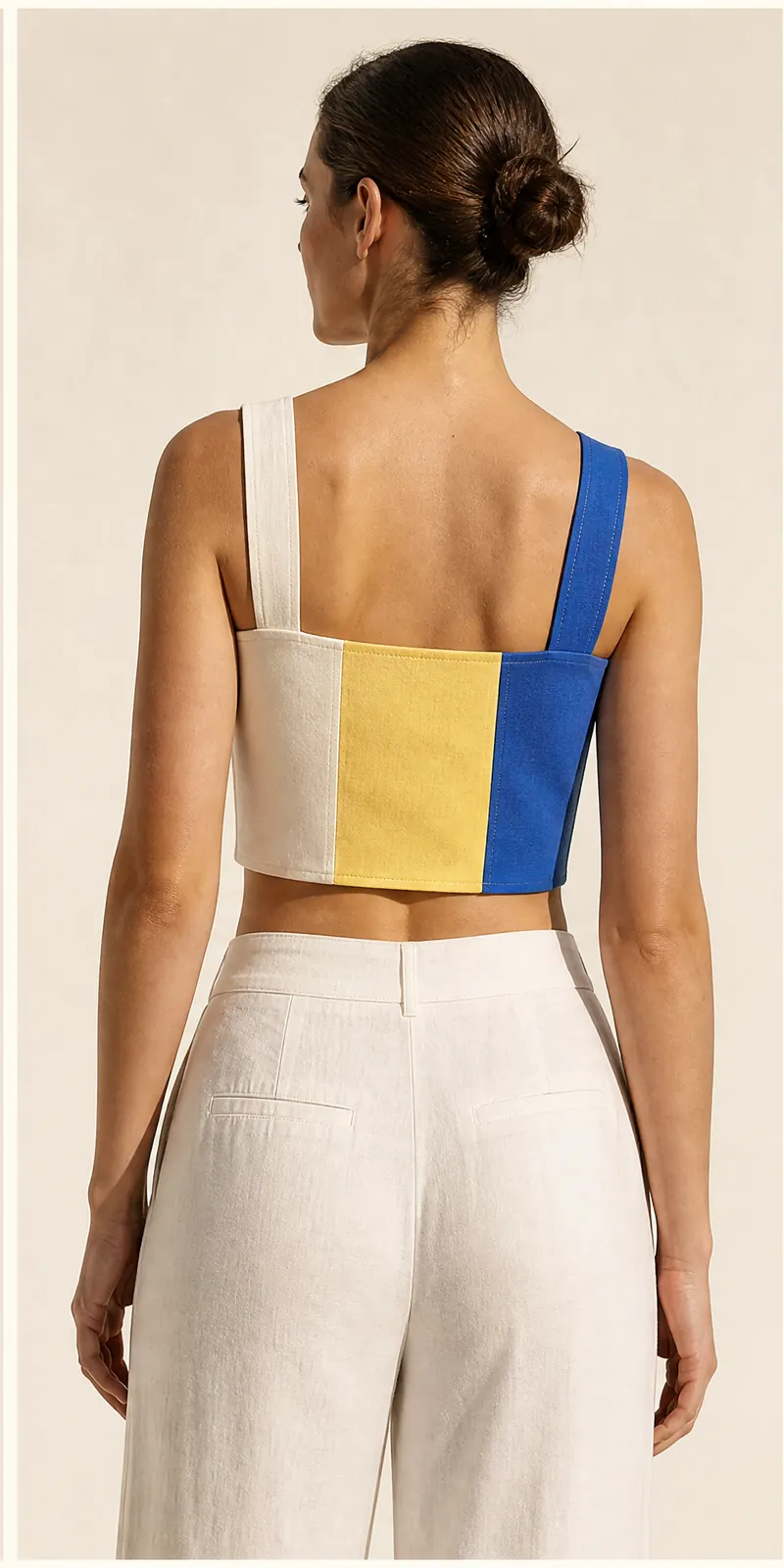 Vertical Slice Top — back view