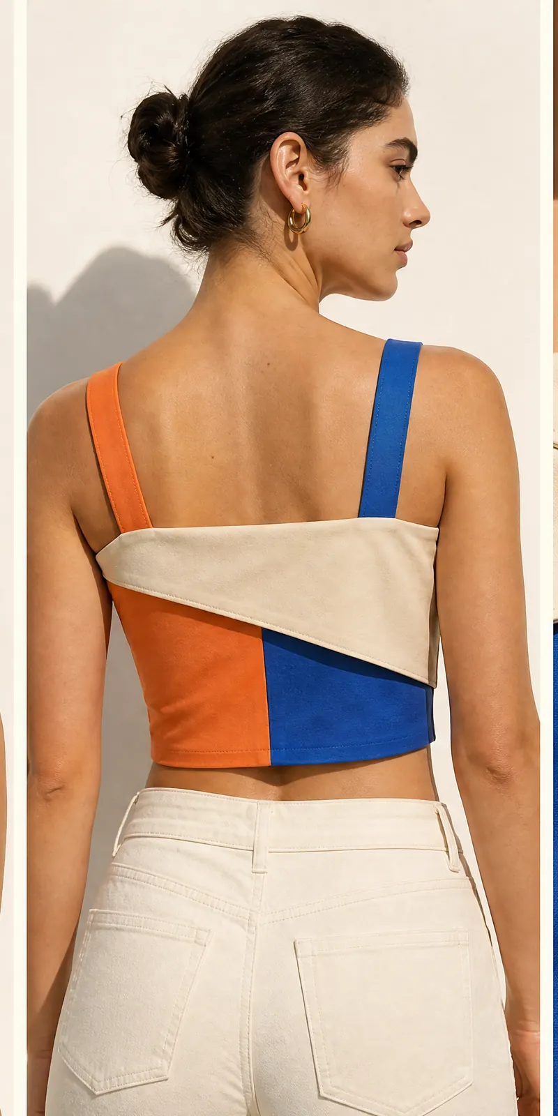 Foldover Panel Top — back view