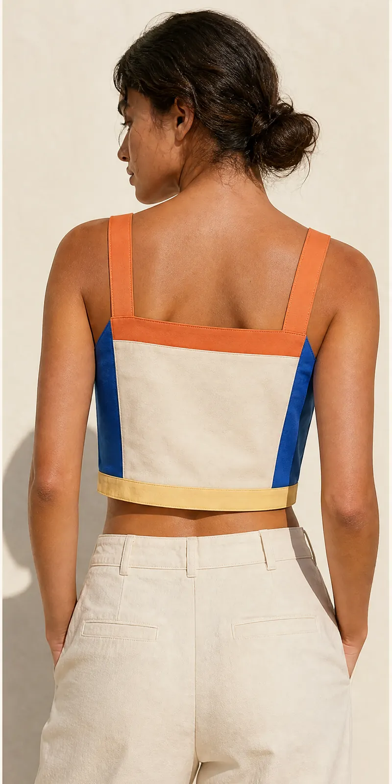 Narrow Frame Tank — back view