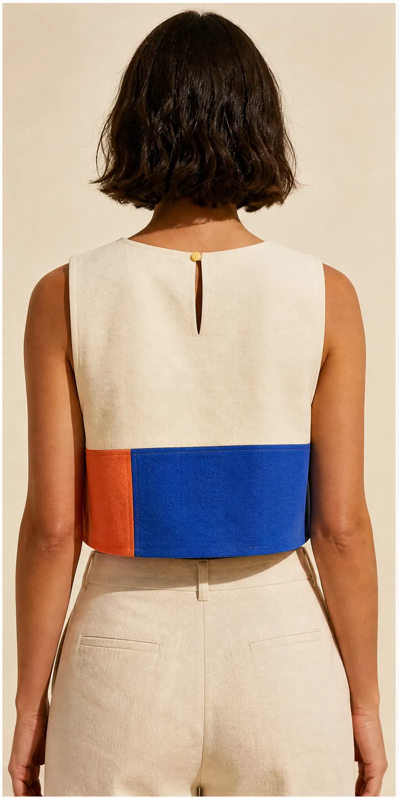 Canvas Box Top — back view