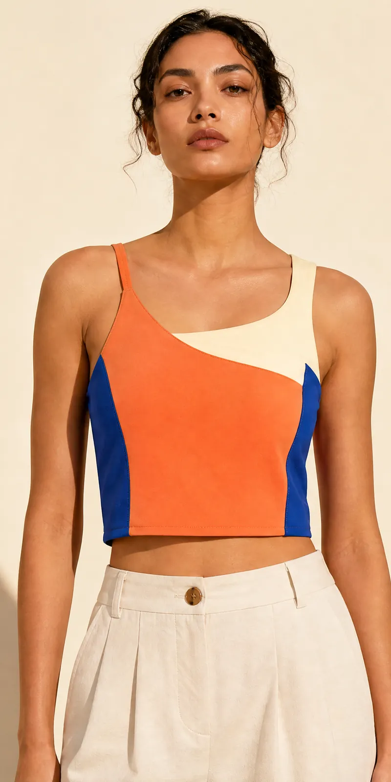 Pivot Neck Top — front view