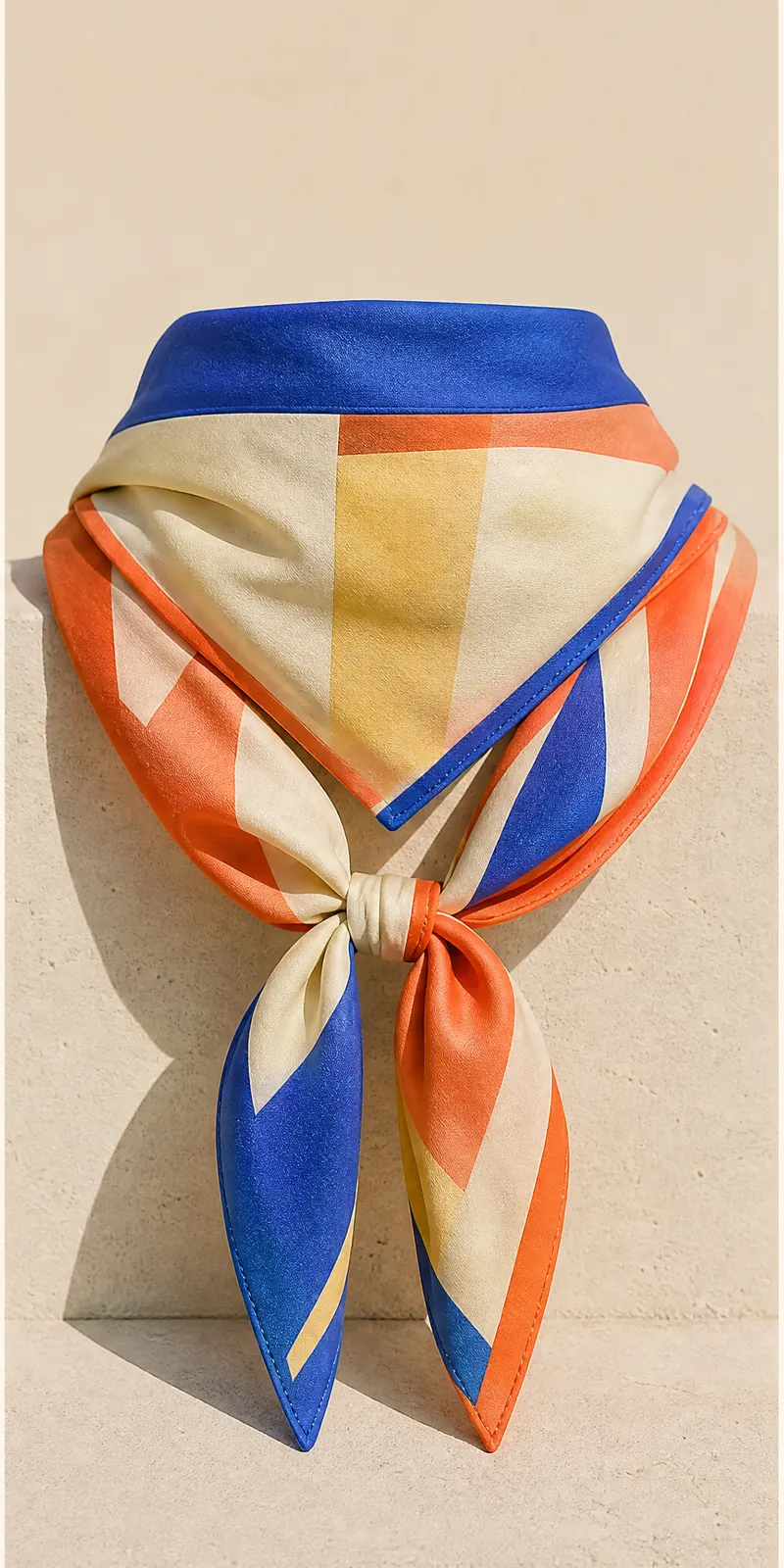 Frame Scarf Set — back view