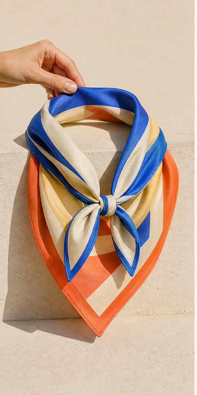 Frame Scarf Set — front view
