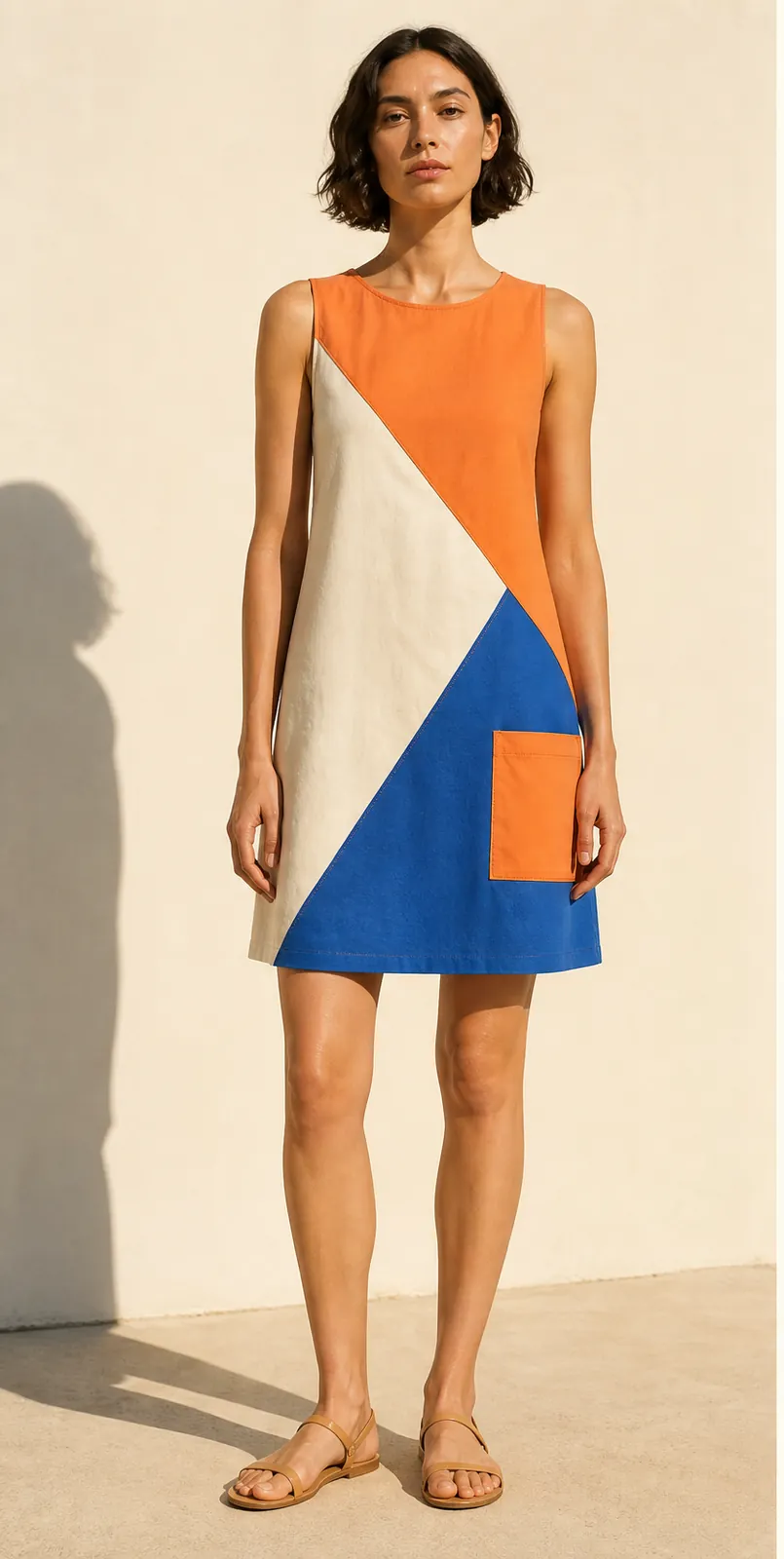 Crossline Tunic Dress — front view