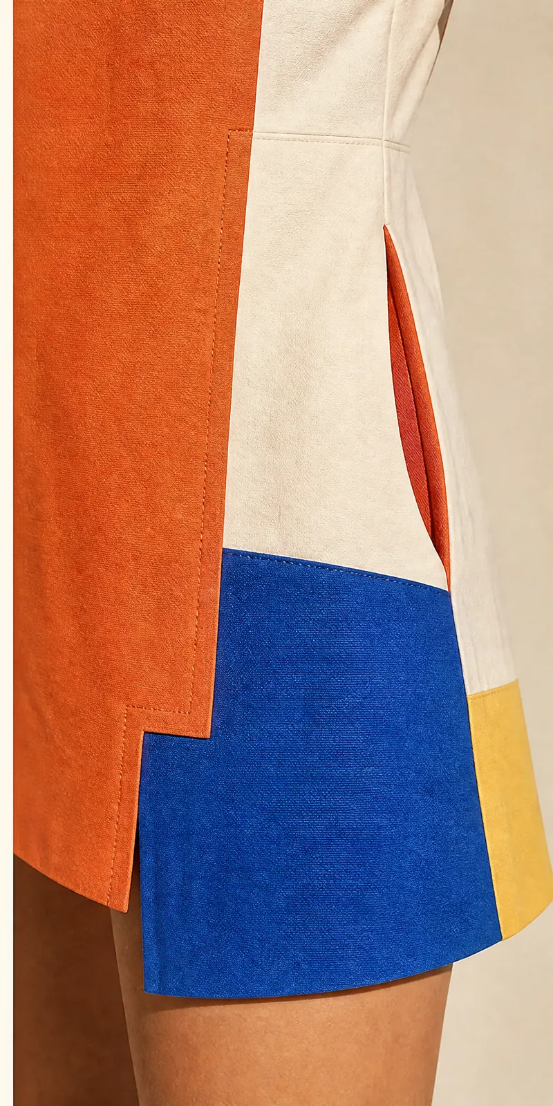 Block Hem A-Line — detail view