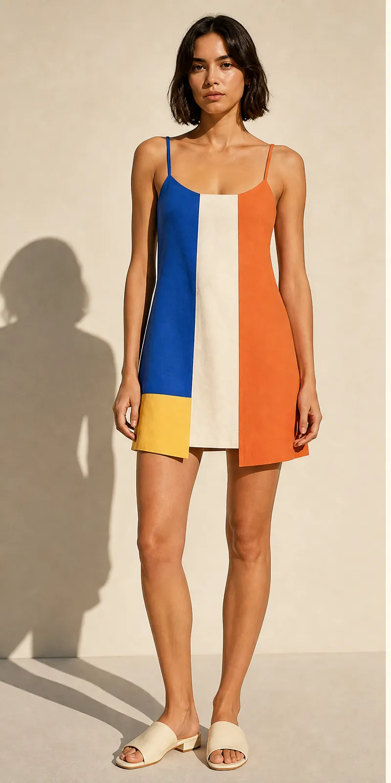 Block Hem A-Line — front view