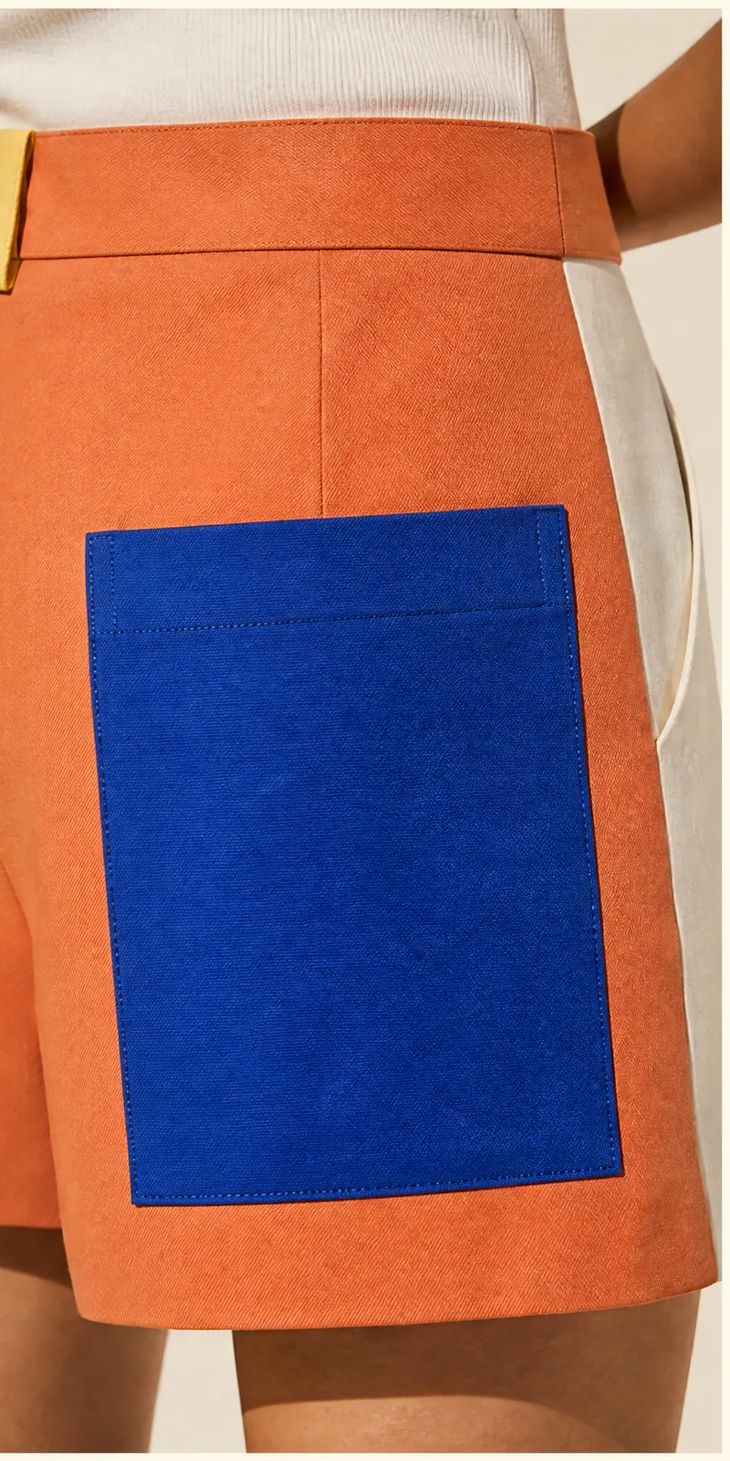 Block Pocket Shorts — detail view
