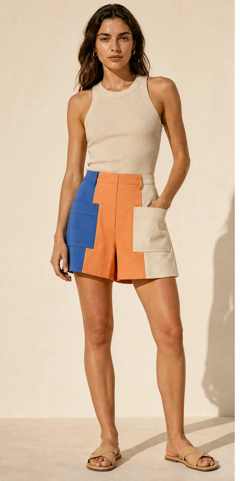Gallery Panel Shorts — Vorderansicht